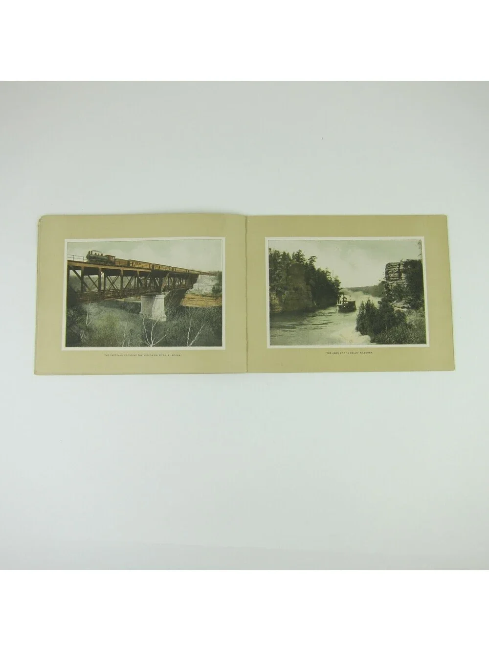 Chicago Milwaukee St. Paul Railway Book Kilbourn Dells of Wisconsin Antique 1907